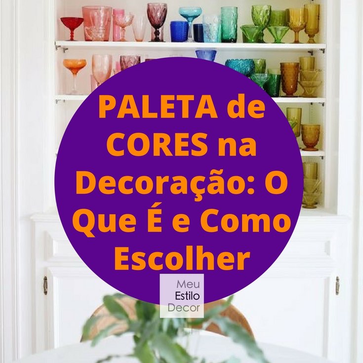 Paleta de cores para decoração