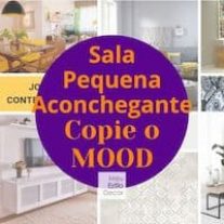 Sala Pequena Aconchegante: Copie o Mood