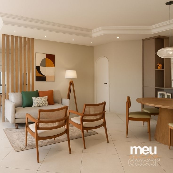 sala decoração com IA
