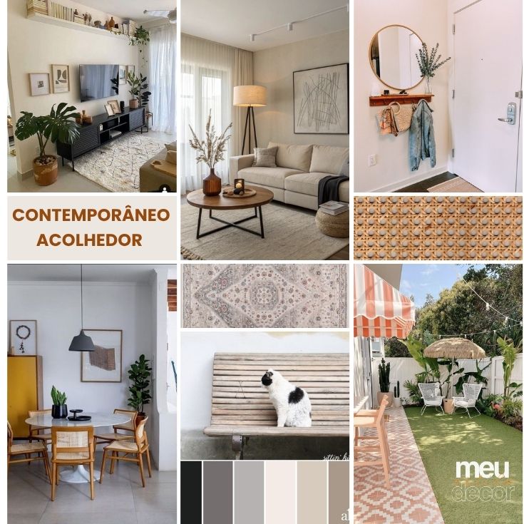 mistura de estilos contemporaneo acolhedor